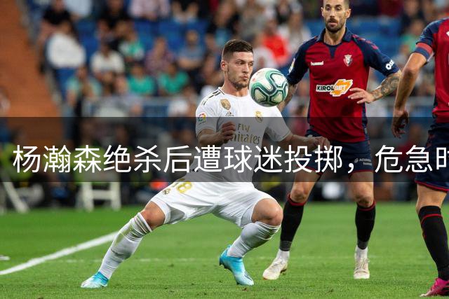 杨瀚森绝杀后遭球迷投掷，危急时刻安保迅速处置